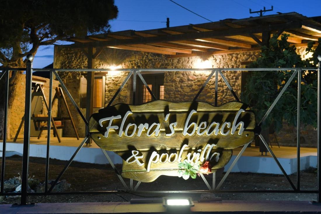 Flora'S Beach And Pool Villa In Syros Liaropá Exterior foto